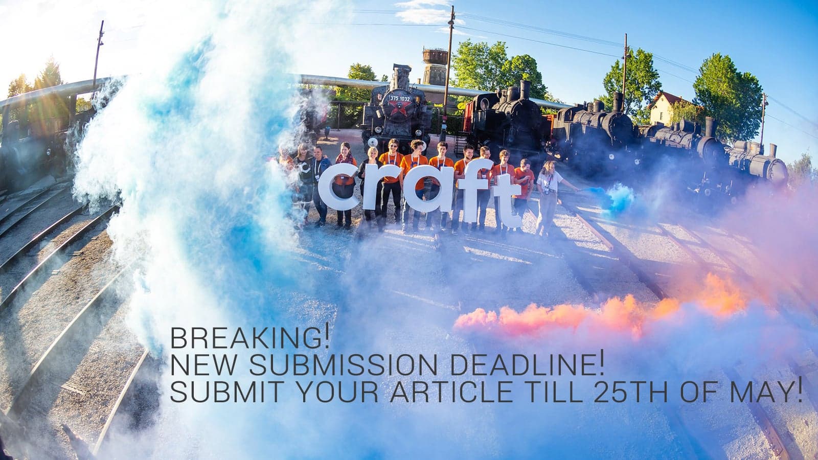 Breaking News! The Craft Conf Giveaway Submission Deadline Has Been Extended by a Week!